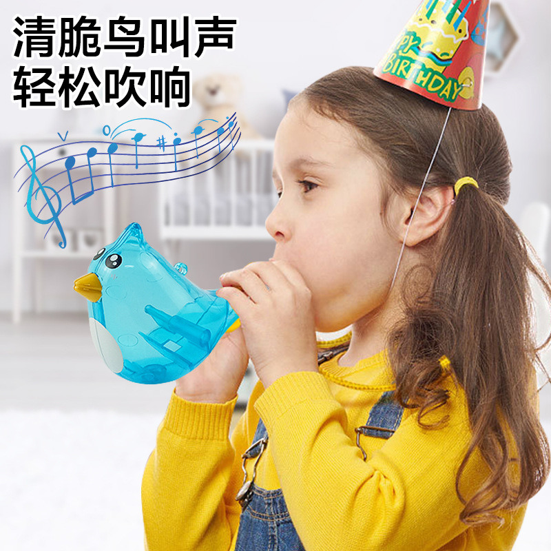 Cross-border whistles, waterbird toys, children's dolls, oral muscle training, water injection for imitating bird calls, little bird sounds, whistles, street stalls details Picture