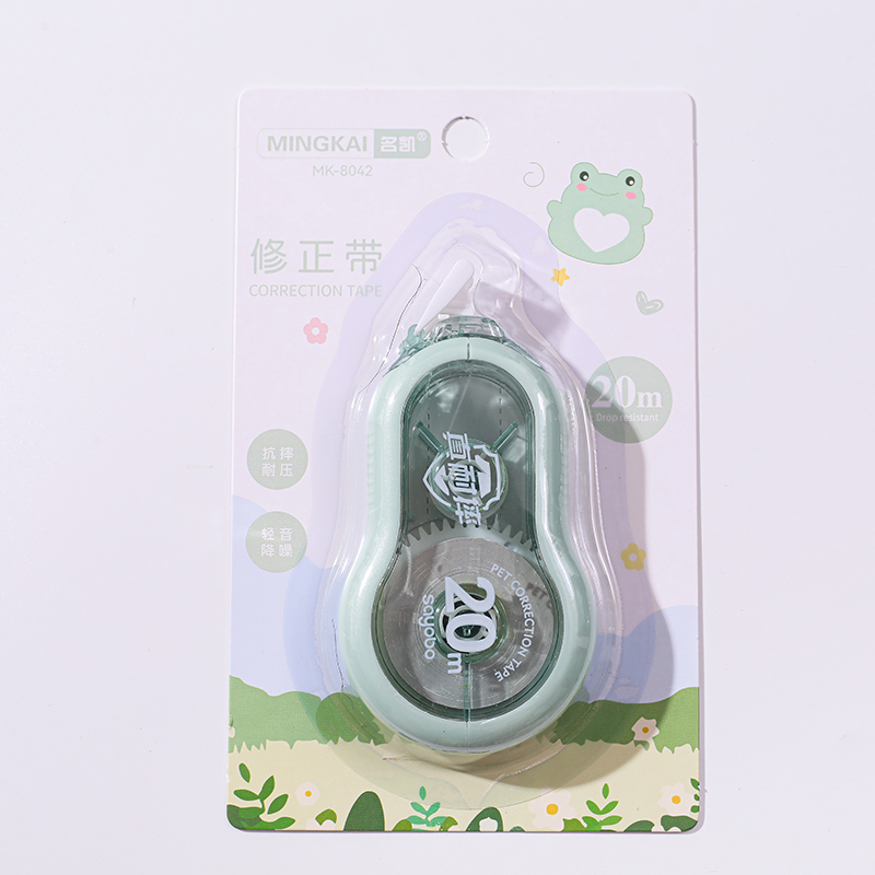 MK-8042 20-meter high-quality correction tape PET transparent continuous tape correction tape, student-specific correction tape factory direct sales Specification drawing
