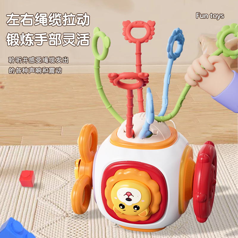 Baby busy ball player grab ball, baby enlightenment and intelligence Cube, polyhedron Cube, Moving fun, early education cross-border toys details Picture