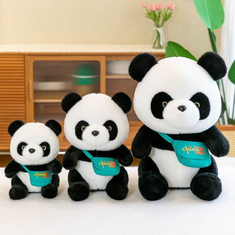 Panda plush toy, cute national treasure, simulated panda doll, birthday gift, sleeping pillow details Picture