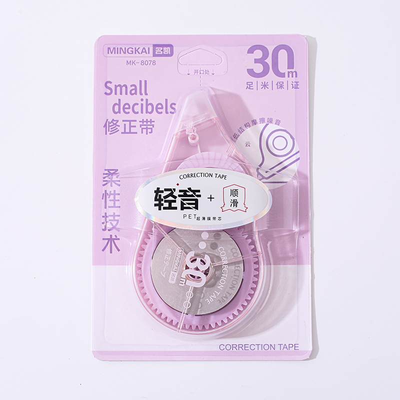 MK-8078 30-meter high-quality correction tape PET transparent continuous tape correction tape, student-specific correction tape factory direct sales Specification drawing