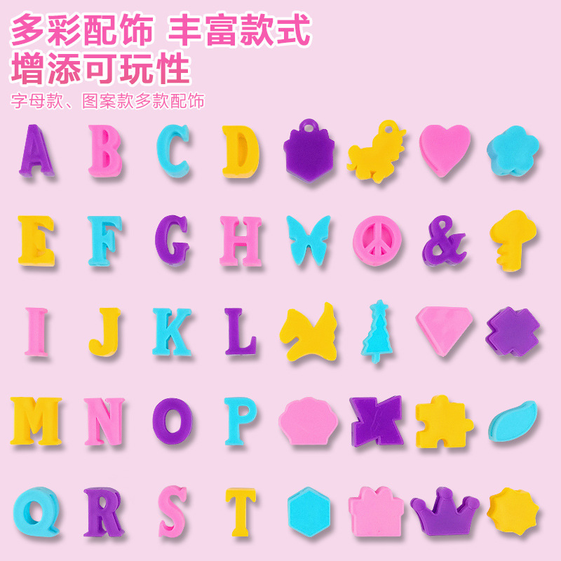 Wholesale of cross-border DIY children's beaded bracelets, bands, watch straps, letter cartoon girls' educational and educational accessories and toys Application Scenario