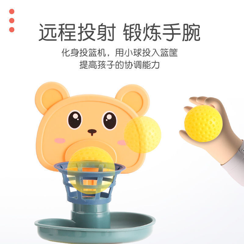 Children's folding, spinning, basketball shooting track, rolling ball, 1-3 year old children's educational and fun toys Application Scenario