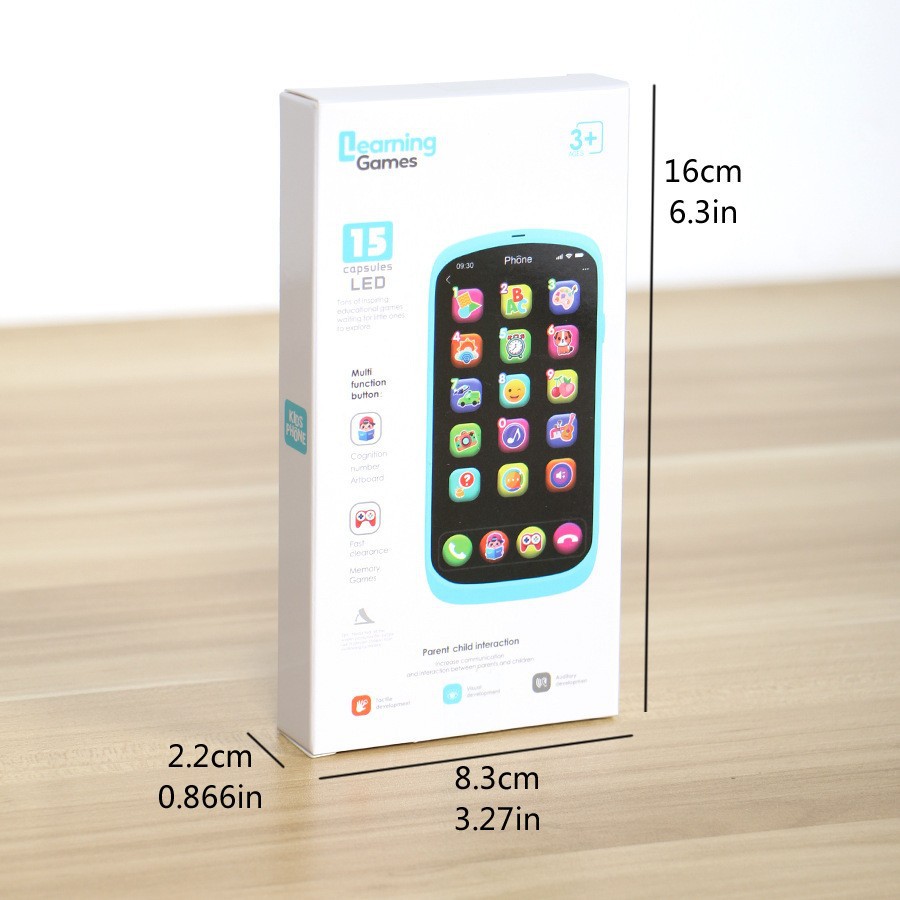 Foreign trade English version Amazon children's mobile phone touch screen toy Early education and intelligence touch screen simulation phone learning machine Application Scenario