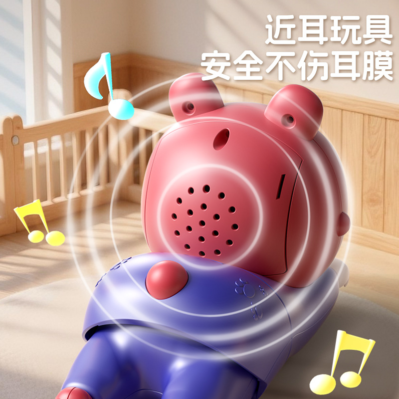 Baby crawling electric educational toys guide babies and infants to train their heads. Electric crawling practice tools Specification drawing