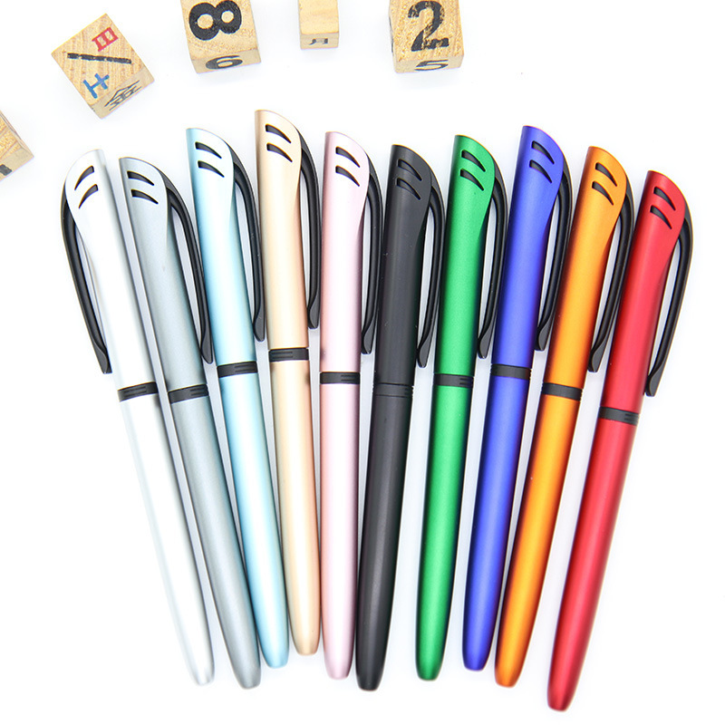 Advertising pens, ballpoint pens, heavy-duty high-end signature pens, business pens, printable advertising ballpoint pens, customizable ballpoint pens, gel pens with sleeves Specification drawing