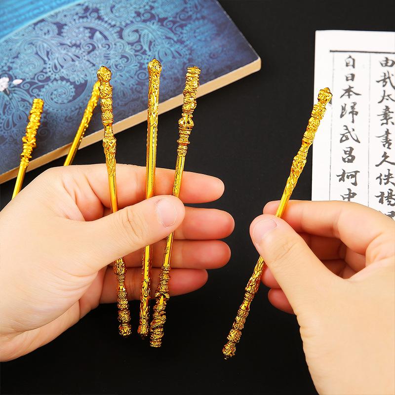 Wukong Ruyi Golden Hoop Rod Game peripheral mini all-metal handicraft display model display, kindergarten gift Specification drawing