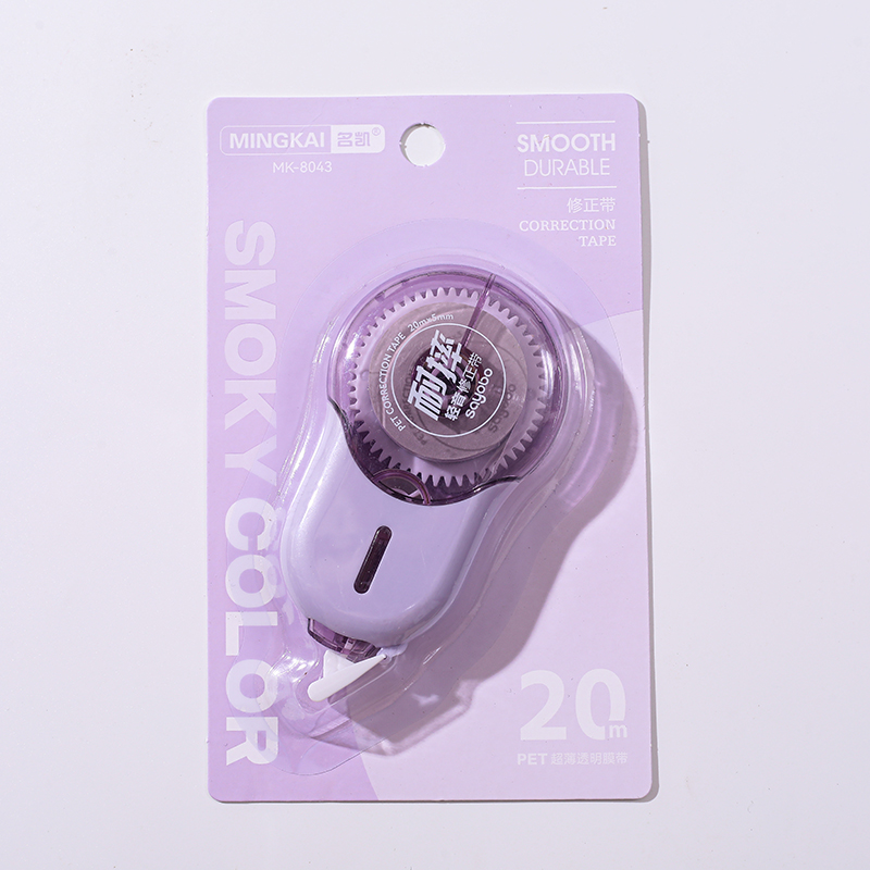 MK-8043 20-meter high-quality correction tape PET transparent continuous tape correction tape, student-specific correction tape factory direct sales Application Scenario