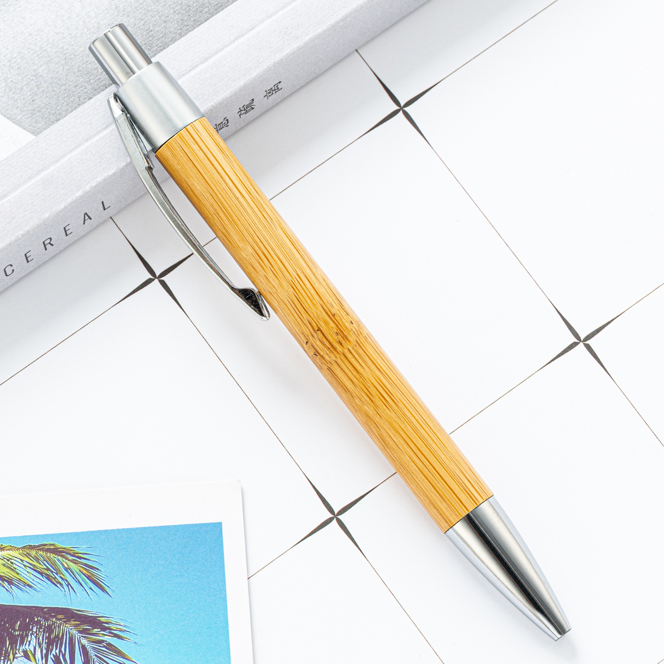 Ballpoint pen, bamboo ballpoint pen, bamboo eco-friendly material ballpoint pen, printable advertising ballpoint pen, advertising pen Application Scenario