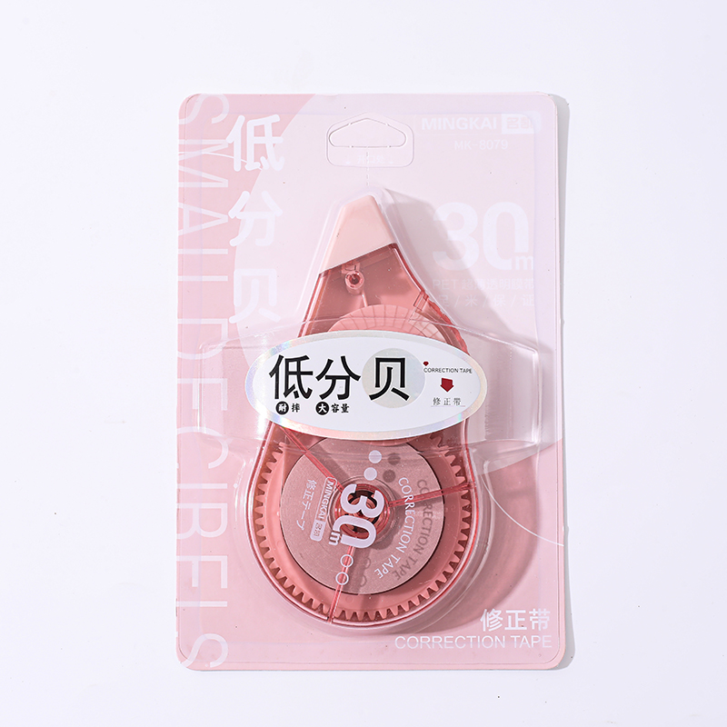 MK-8079 30-meter high-quality correction tape PET transparent continuous tape correction tape, student-specific correction tape factory direct sales Specification drawing