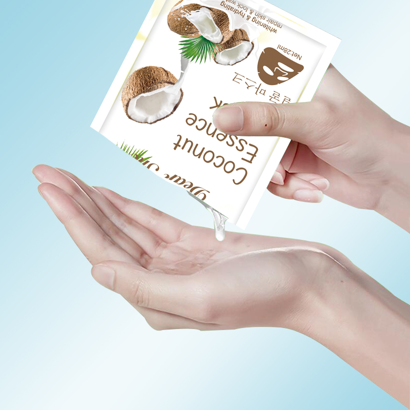 Dear she Coconut Milk Essence Hydrating, Moisturizing, Nourishing and Repairing Facial Skin Care Smooth Mask is selling well in Southeast Asia foreign trade Factory Application Scenario