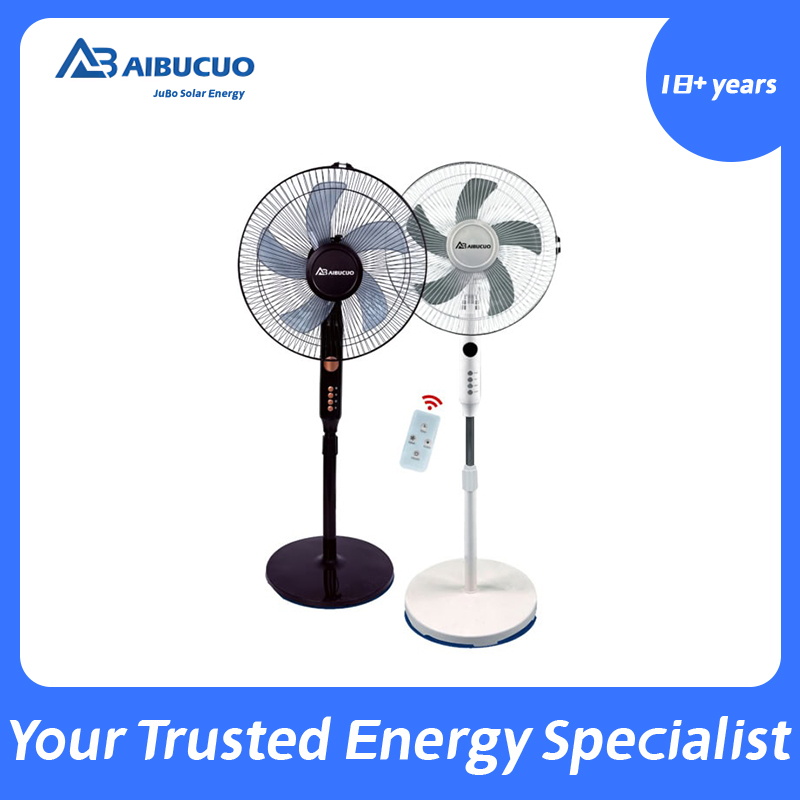 AIBUCUO STL196 vertical fan, 220V solar fan, floor-standing oscillating fan, household 220V violent fan, home appliance cooling, silent, large air volume, Jubo brand, high quality