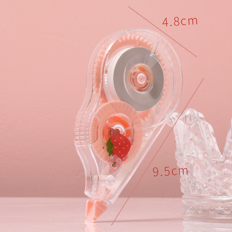 YB-8021 12-meter high-quality correction tape PET transparent continuous tape correction tape, student-specific correction tape factory direct sales Specification drawing
