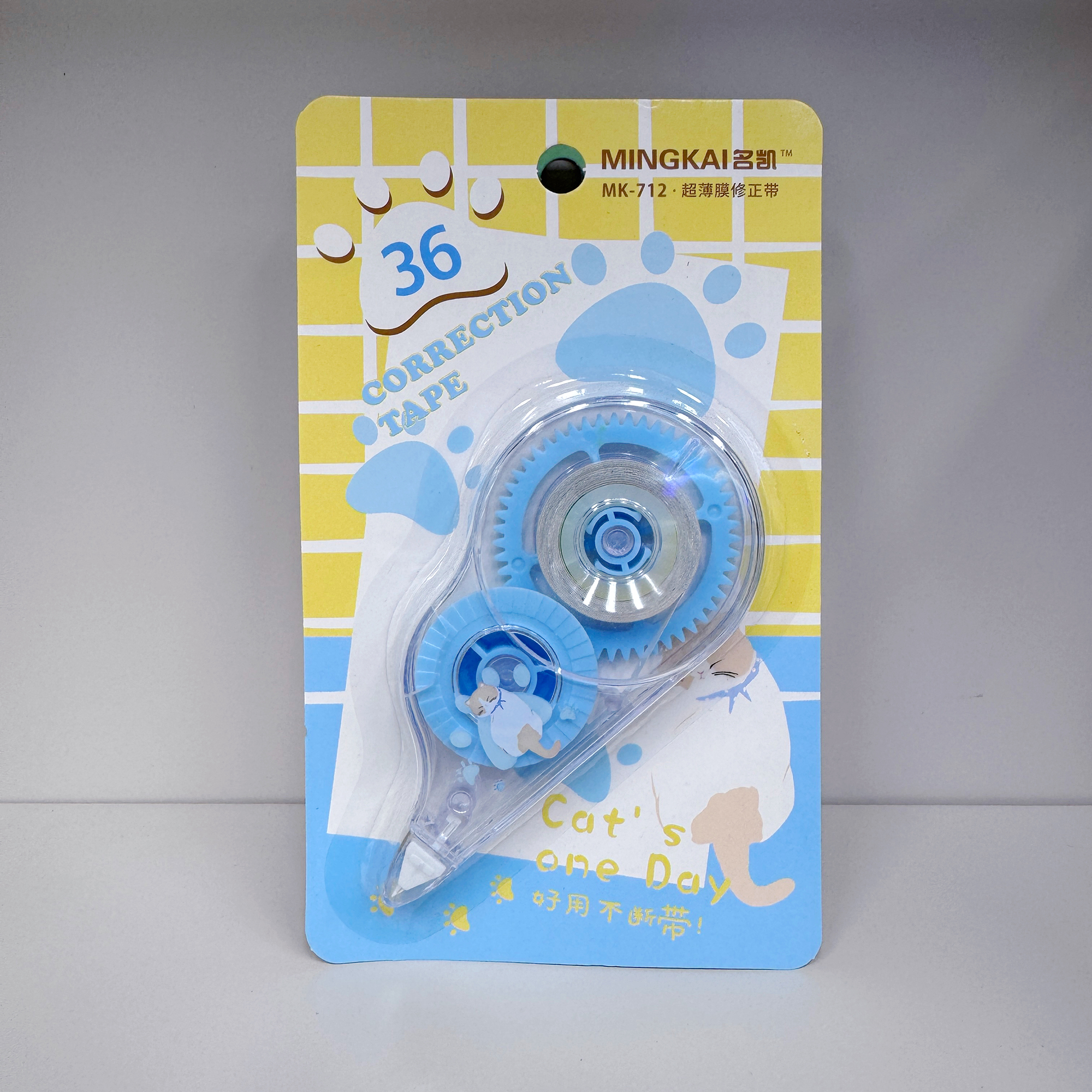 MK-712 high-quality correction tape, correction tape, cost-effective correction tape, PET transparent continuous tape, strong coverage, student office stationery Application Scenario