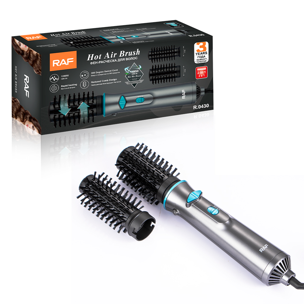 RAF European standard cross-border hot air comb for home use, women's beauty and hair care dry curling straight 2in1, electric curling iron Application Scenario