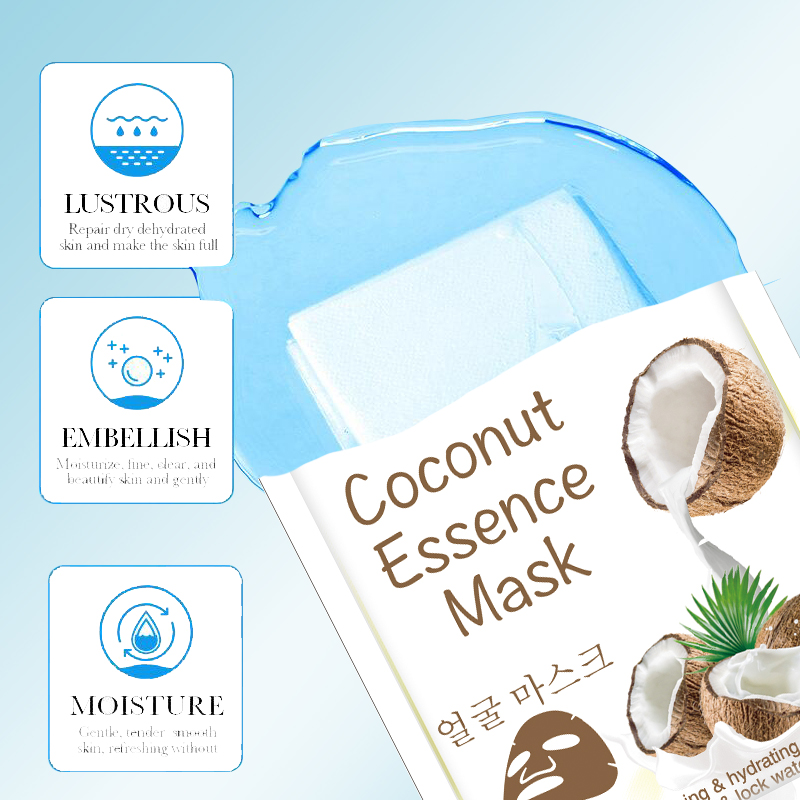 Dear she Coconut Milk Essence Hydrating, Moisturizing, Nourishing and Repairing Facial Skin Care Smooth Mask is selling well in Southeast Asia foreign trade Factory details Picture