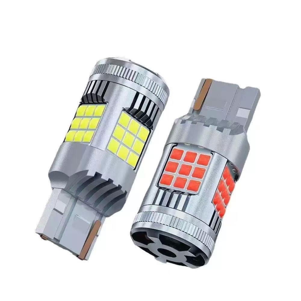 Car LED taillights, brake lights, turn signals, high-brightness led lights, yellow, white, red, high-power lights details Picture