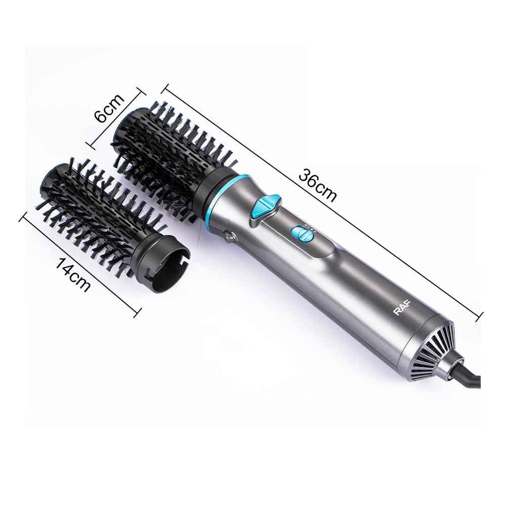 RAF European standard cross-border hot air comb for home use, women's beauty and hair care dry curling straight 2in1, electric curling iron Item Picture
