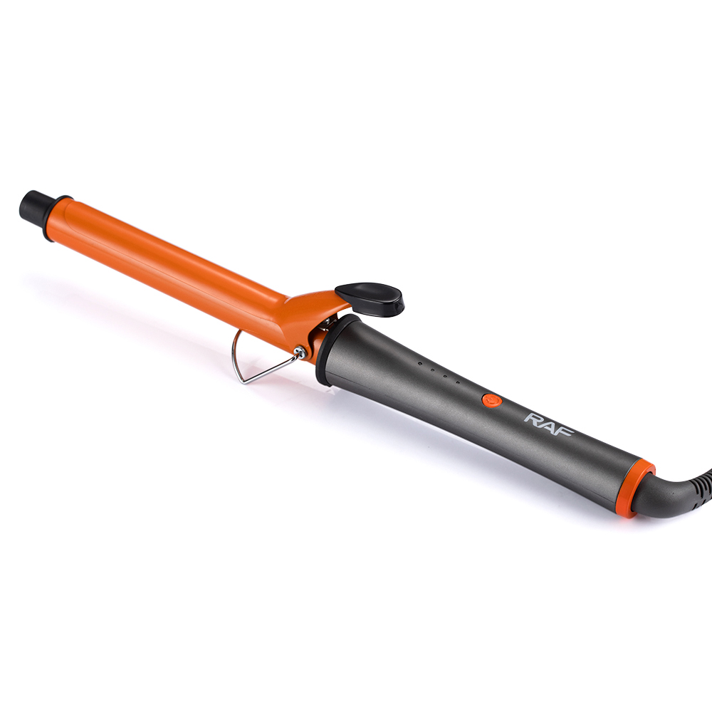 RAF European Standard cross-border temperature-adjustable curling iron, hair straightener, ceramic splint, dry and wet hair straightening and curling dual-purpose, inner button bangs R0423 Application Scenario