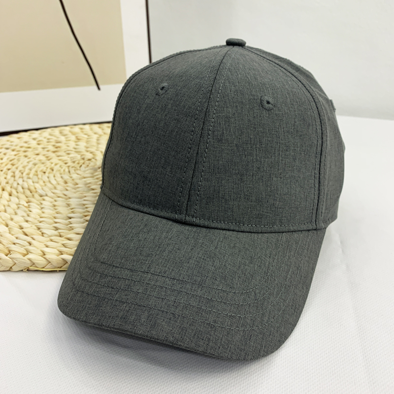 Multi-color available solid color baseball caps, unisex casual sunshade baseball caps, fashionable and versatile adult outdoor sun protection caps Specification drawing