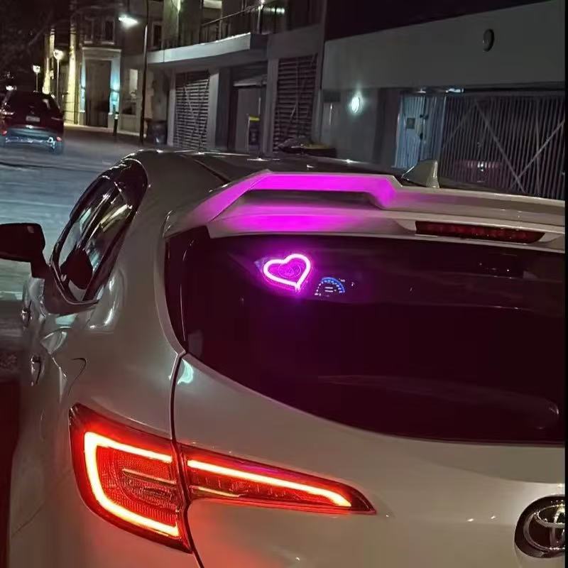 Automobile LED lights, decorative lights, USB color lights, glass translucent lights, interior decorative lights Specification drawing