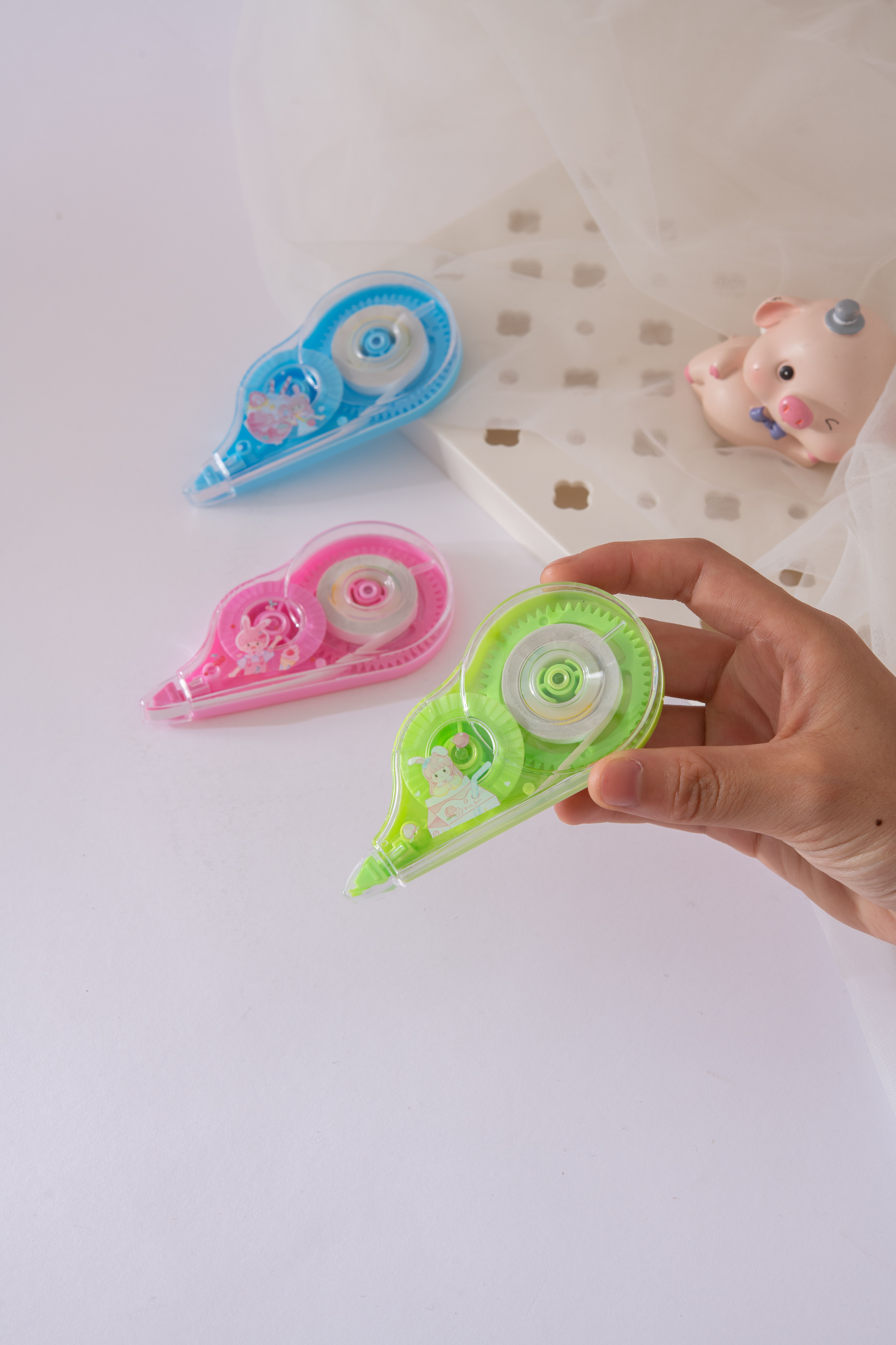MK-713 high-quality regular correction tape, 36 ultra-thin film PET transparent film, easy to use, continuous student special, factory direct sales Specification drawing