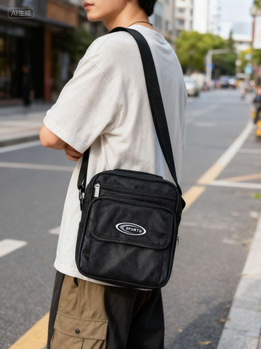 2025 Manufacturer's crossbody bags, single-shoulder bags, business bags, casual fashion, travel, work, daily outings, large-capacity multi-pocket wholesale detail image 3