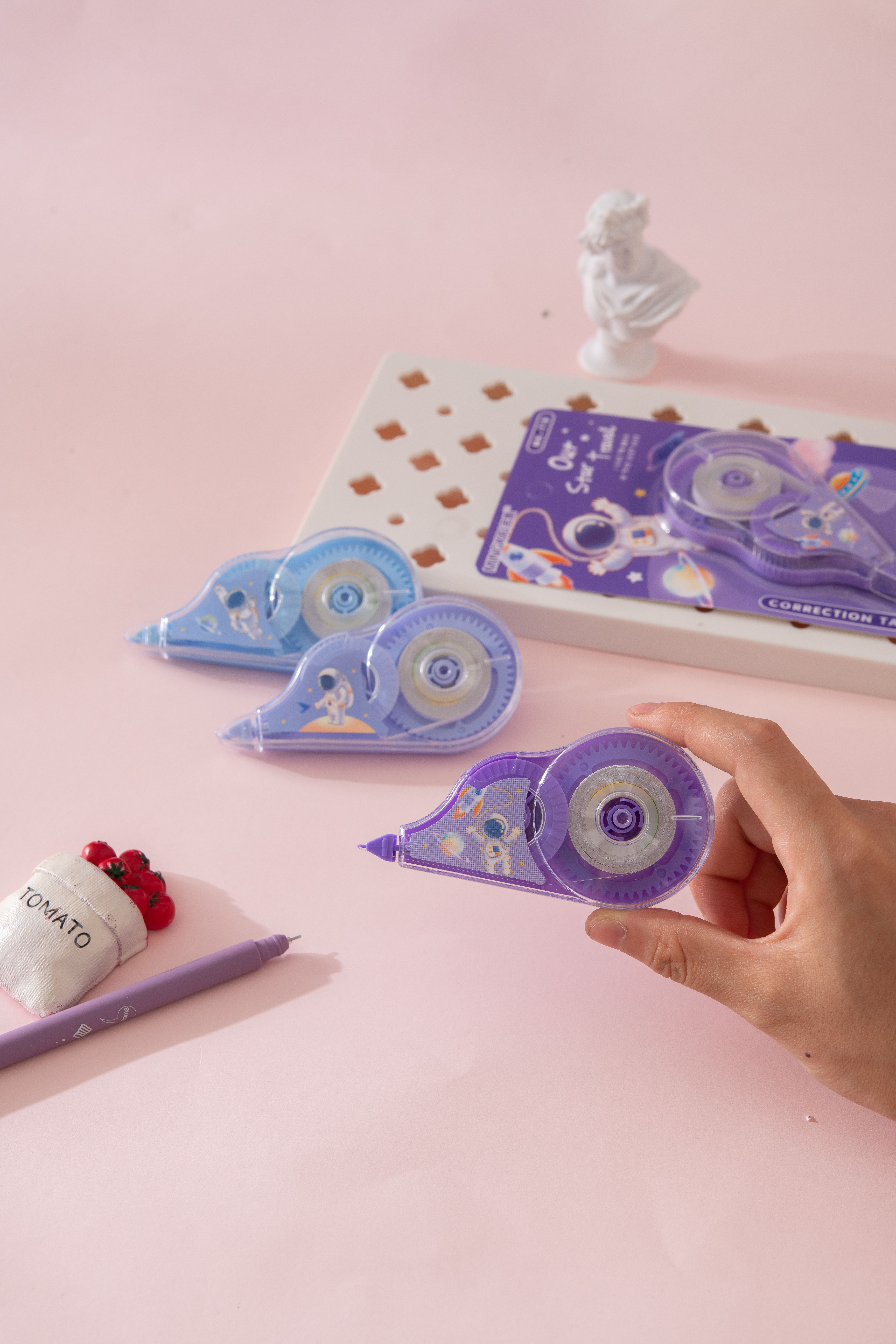 MK-718 high-quality regular correction tape, 36 ultra-thin PET transparent film, easy to use, continuous use, special for students, factory direct sales details Picture