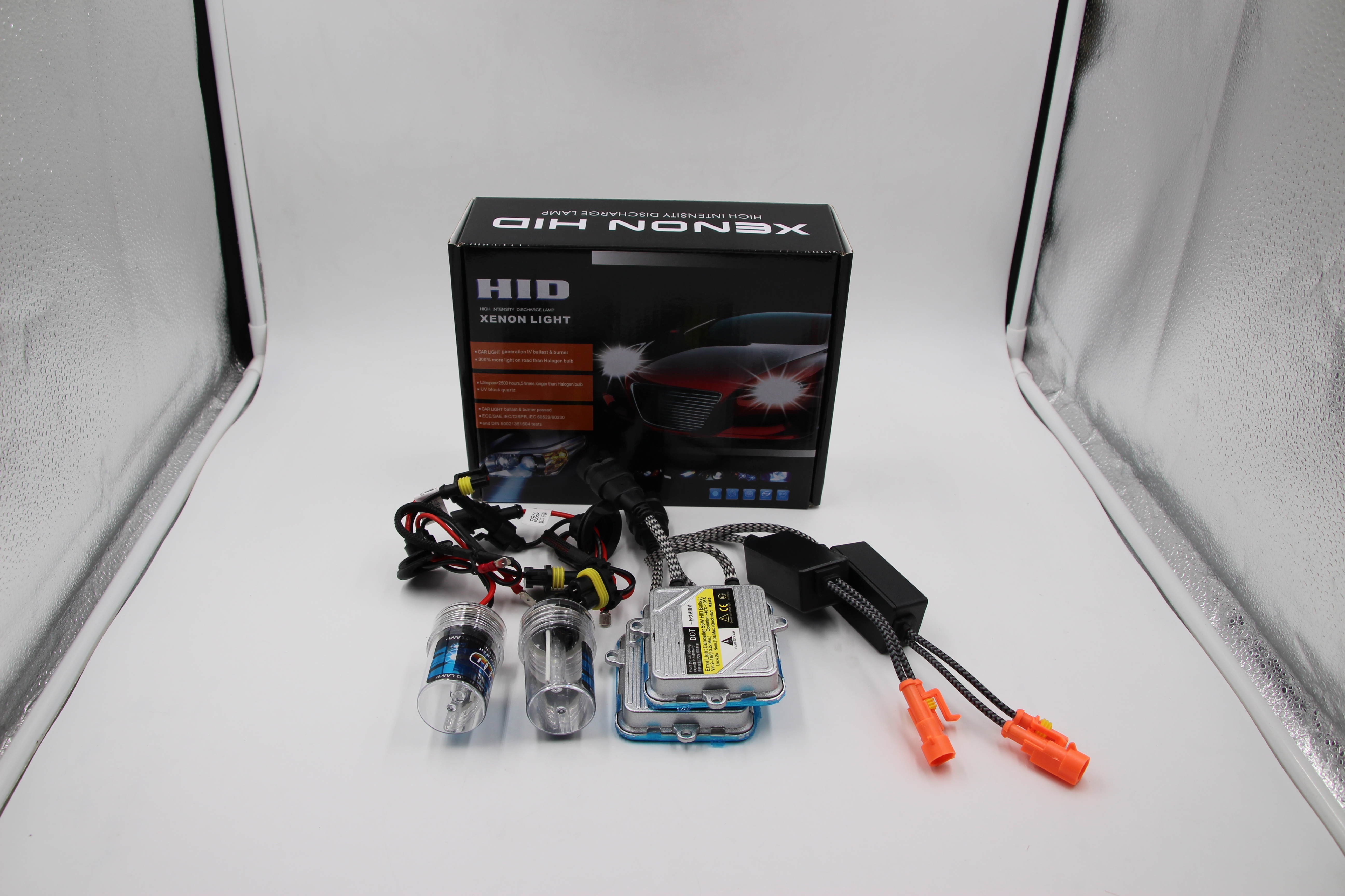 Automotive HID headlamp xenon lamp set, high-power 55W code lamp H1 H3 H4 H7 H11 Item Picture
