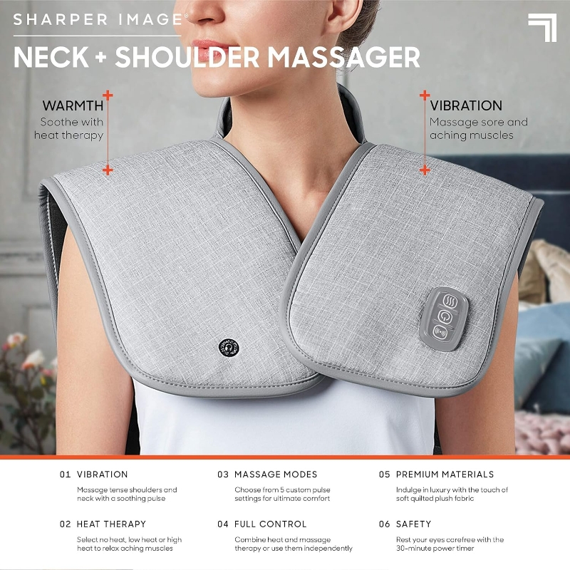The physiotherapy vest is draped over the shoulders details Picture