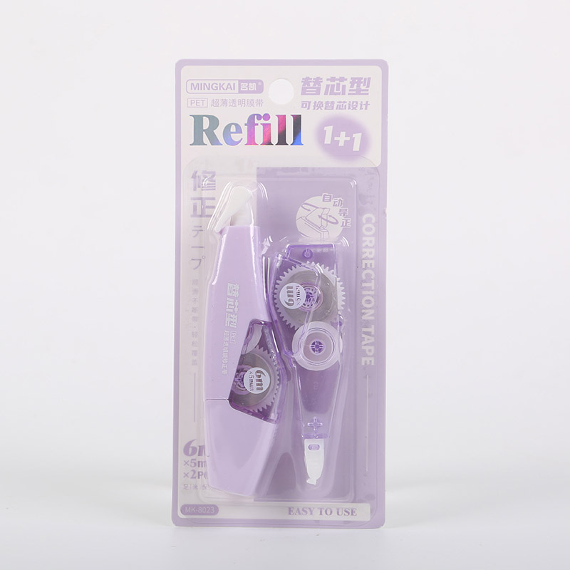 MK-8023 high-quality replacement core correction tape, 6-meter ultra-thin film PET transparent film, easy to use, continuous student special, factory direct sales Item Picture
