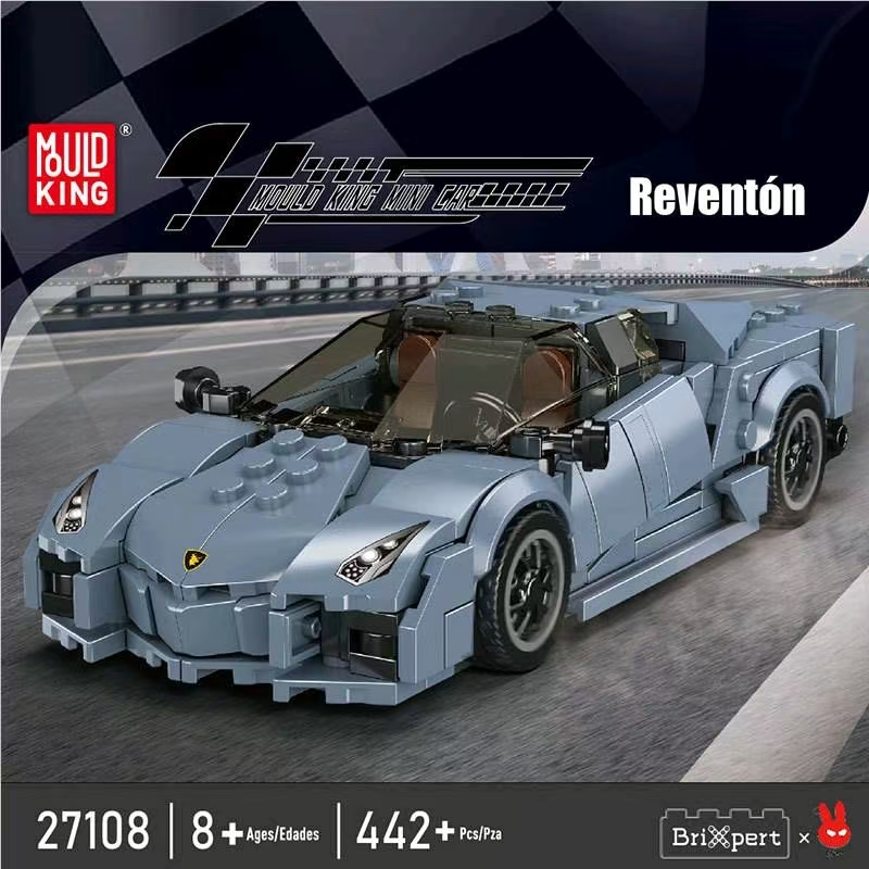 The children's high-fidelity building block eight-grid racing model set is full of fun to assemble Application Scenario