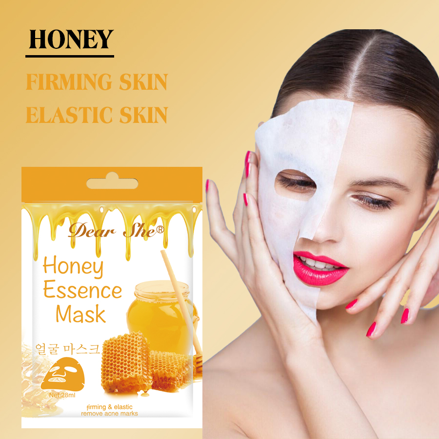 Factory wholesale price cross-border bestseller 28ml Dear she Honey Essence Collagen Mask Moisturizing and Hydrating Skin Care products for Facial Skin thumbnail
