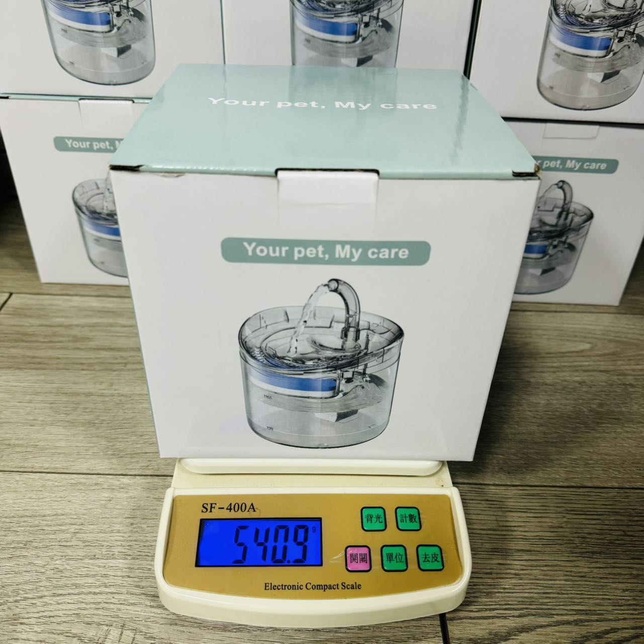 Pet transparent faucet water dispenser Specification image