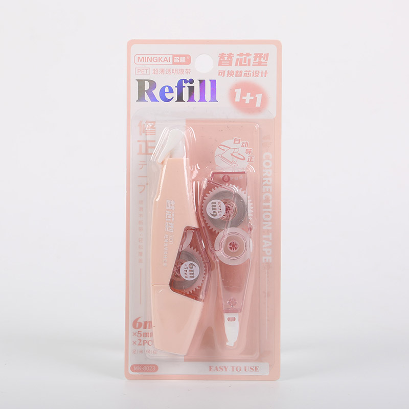 MK-8023 high-quality replacement core correction tape, 6-meter ultra-thin film PET transparent film, easy to use, continuous student special, factory direct sales details Picture