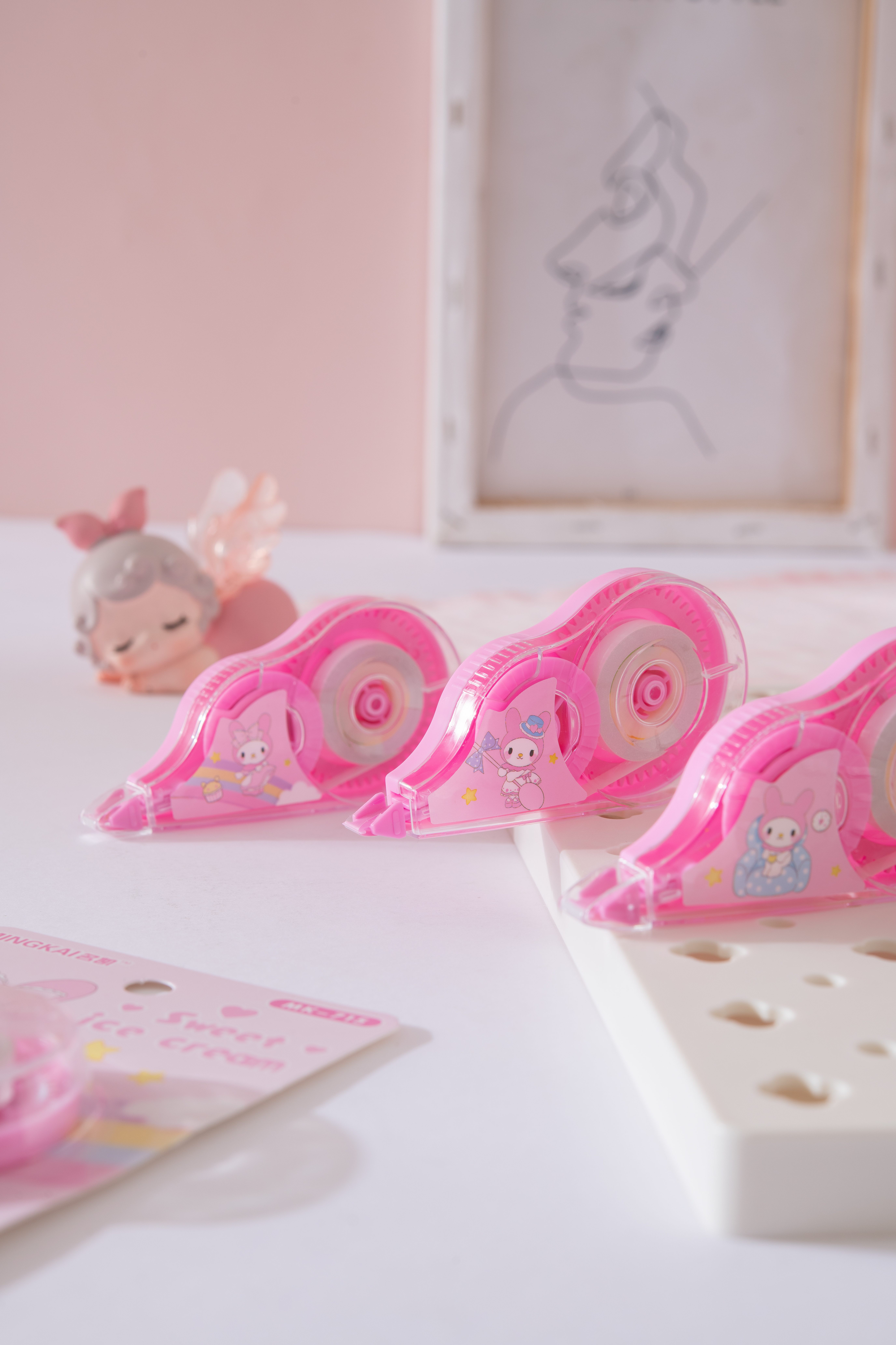 MK-715 high-quality regular correction tape, 36 ultra-thin PET transparent film, easy to use, continuous use, special for students, factory direct sales details Picture