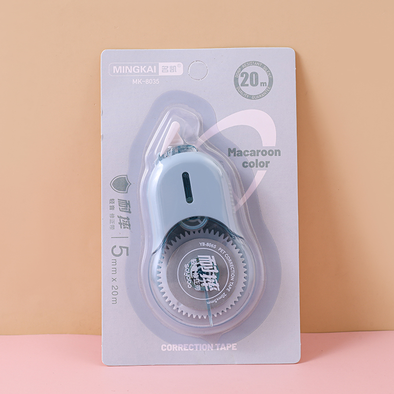 MK-8035 high-quality anti-drop correction tape, 20-meter ultra-thin PET transparent film, easy to use, continuous use, special for students, factory direct sales Application Scenario