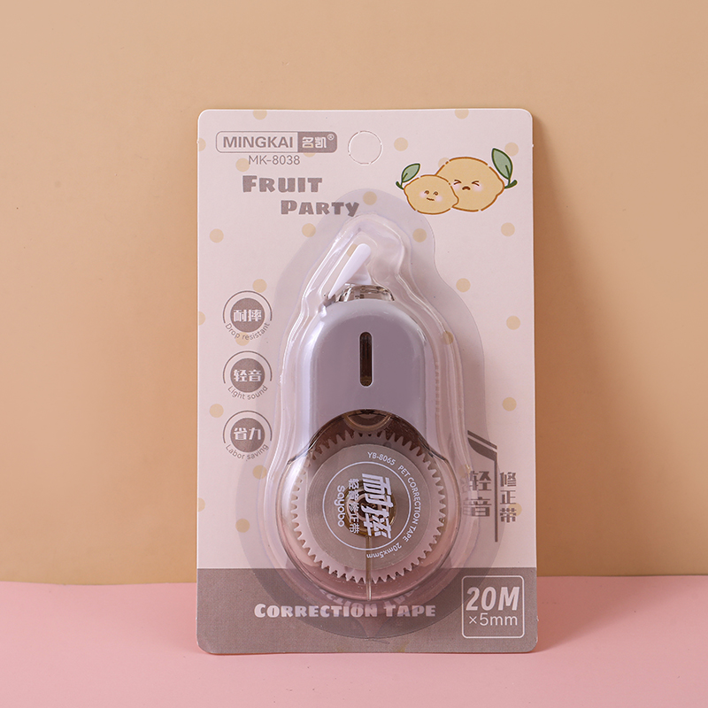 MK-8038 high-quality anti-drop correction tape, 20-meter ultra-thin film PET transparent film, easy to use, continuous use, special for students, factory direct sales details Picture