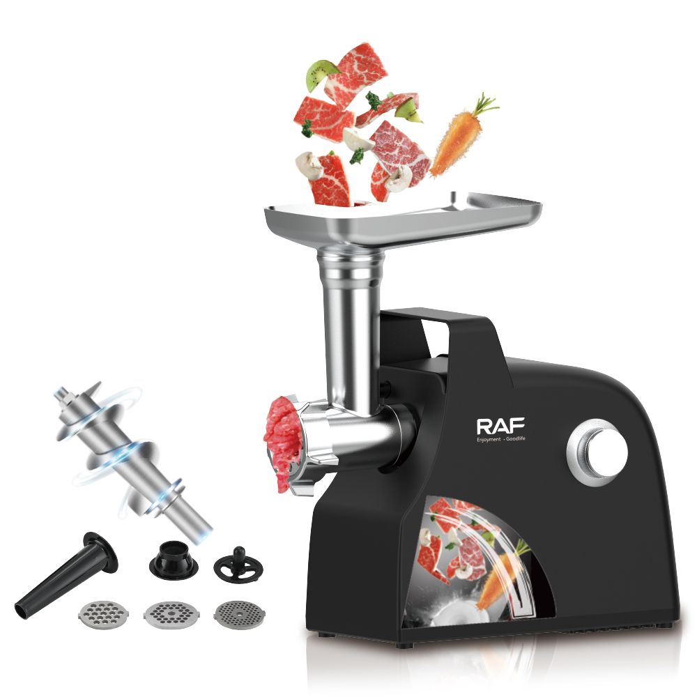 RAF European standard household multi-functional electric countertop meat mincing, sausage and meat grinding machine, food processing machinery Application Scenario