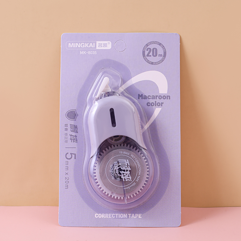 MK-8035 high-quality anti-drop correction tape, 20-meter ultra-thin PET transparent film, easy to use, continuous use, special for students, factory direct sales details Picture
