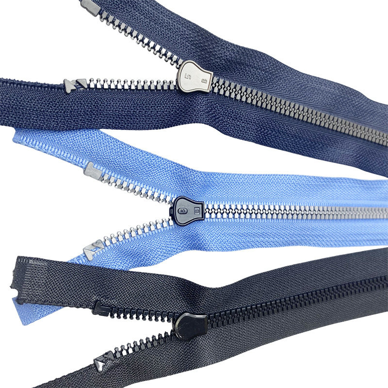 彩色服装辅料双开羽绒服工作服粗齿拉链批发