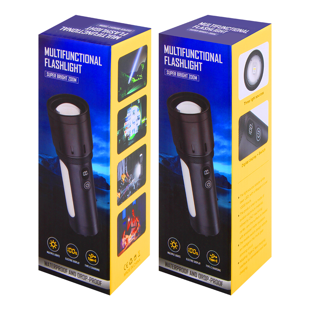 KINSACH Star Source type-c charging 10-watt red, yellow and white laser +RGB flashlight Application Scenario