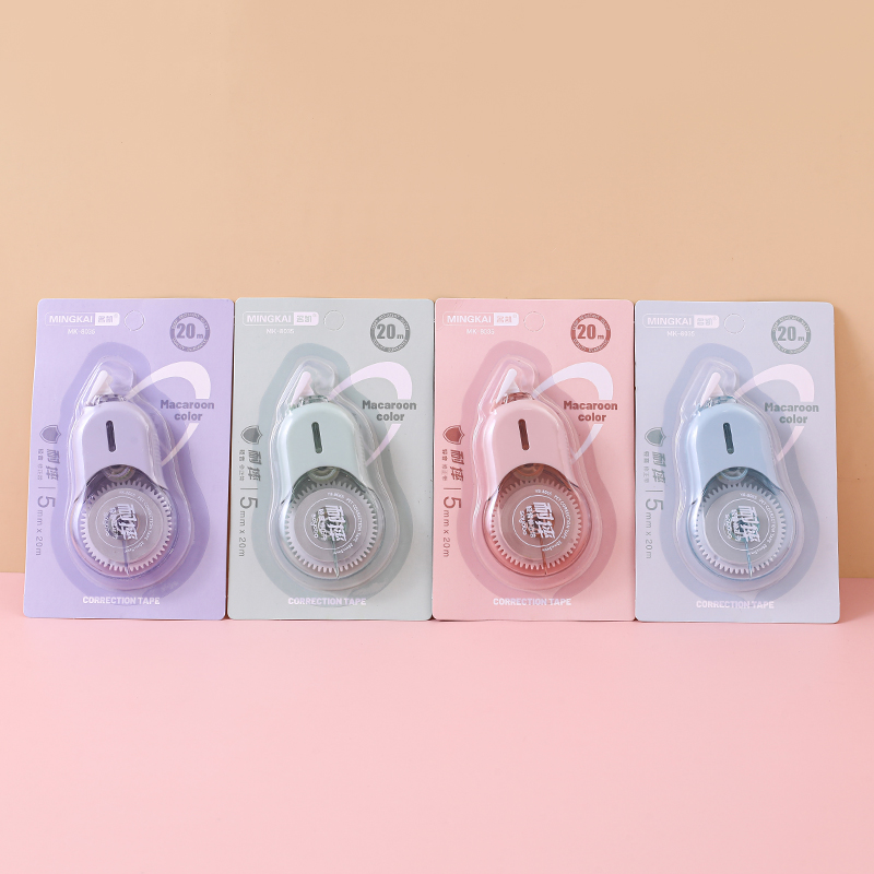 MK-8035 high-quality anti-drop correction tape, 20-meter ultra-thin PET transparent film, easy to use, continuous use, special for students, factory direct sales full figure
