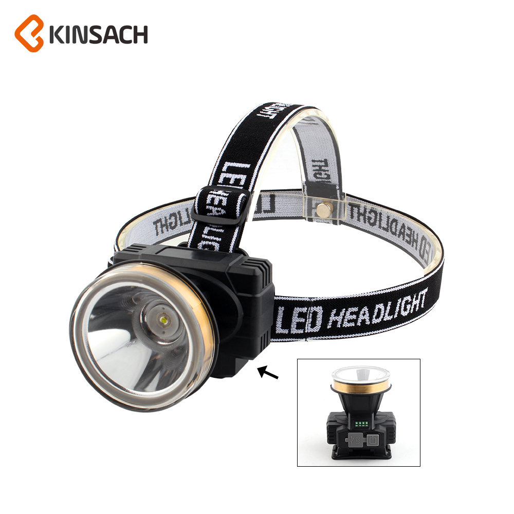 KINSACH Star Source TYPE-C Plastic Rechargeable COB Sensor Headlamp