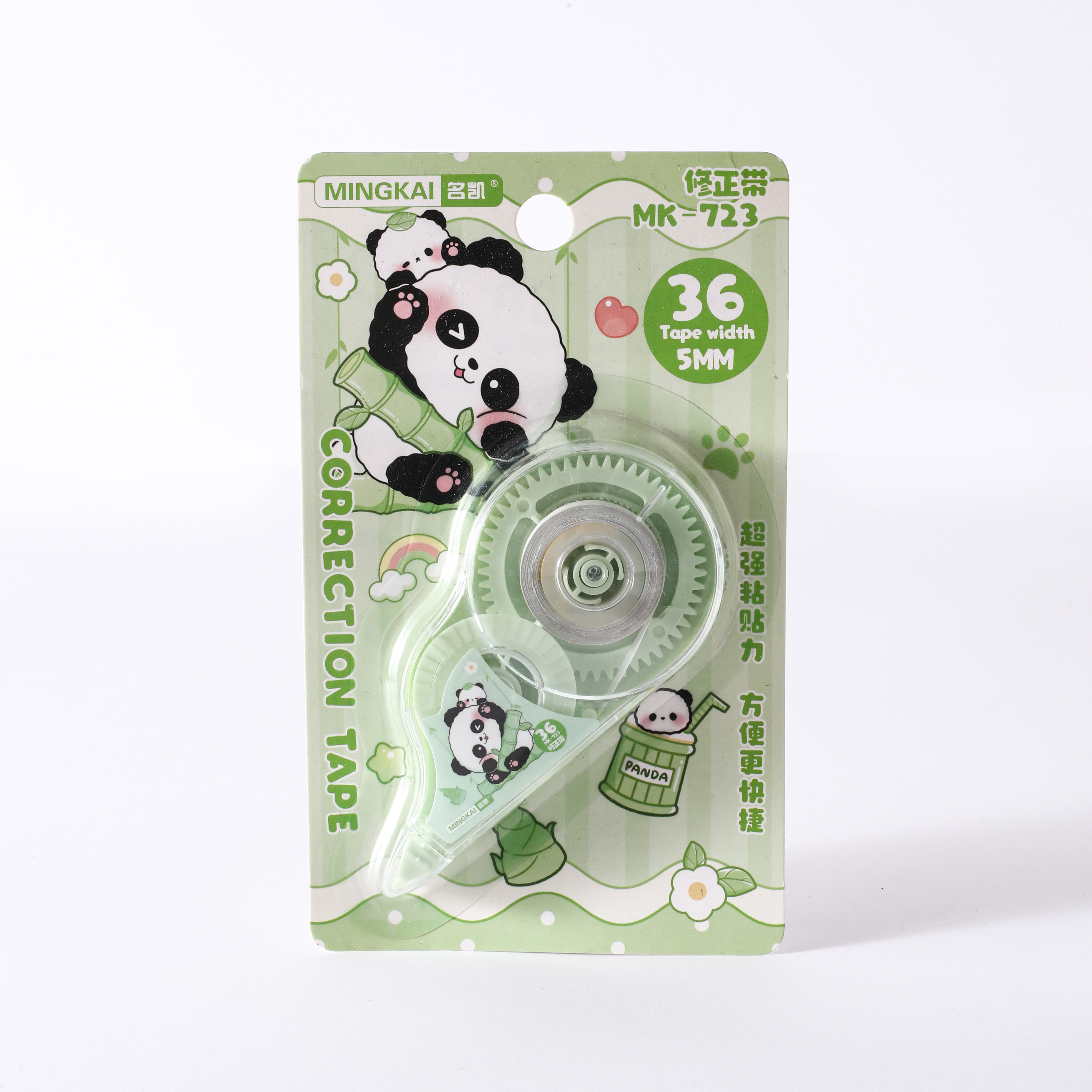 MK-723 high-quality regular correction tape, 36 ultra-thin PET transparent film, easy to use, continuous use, special for students, factory direct sales Item Picture