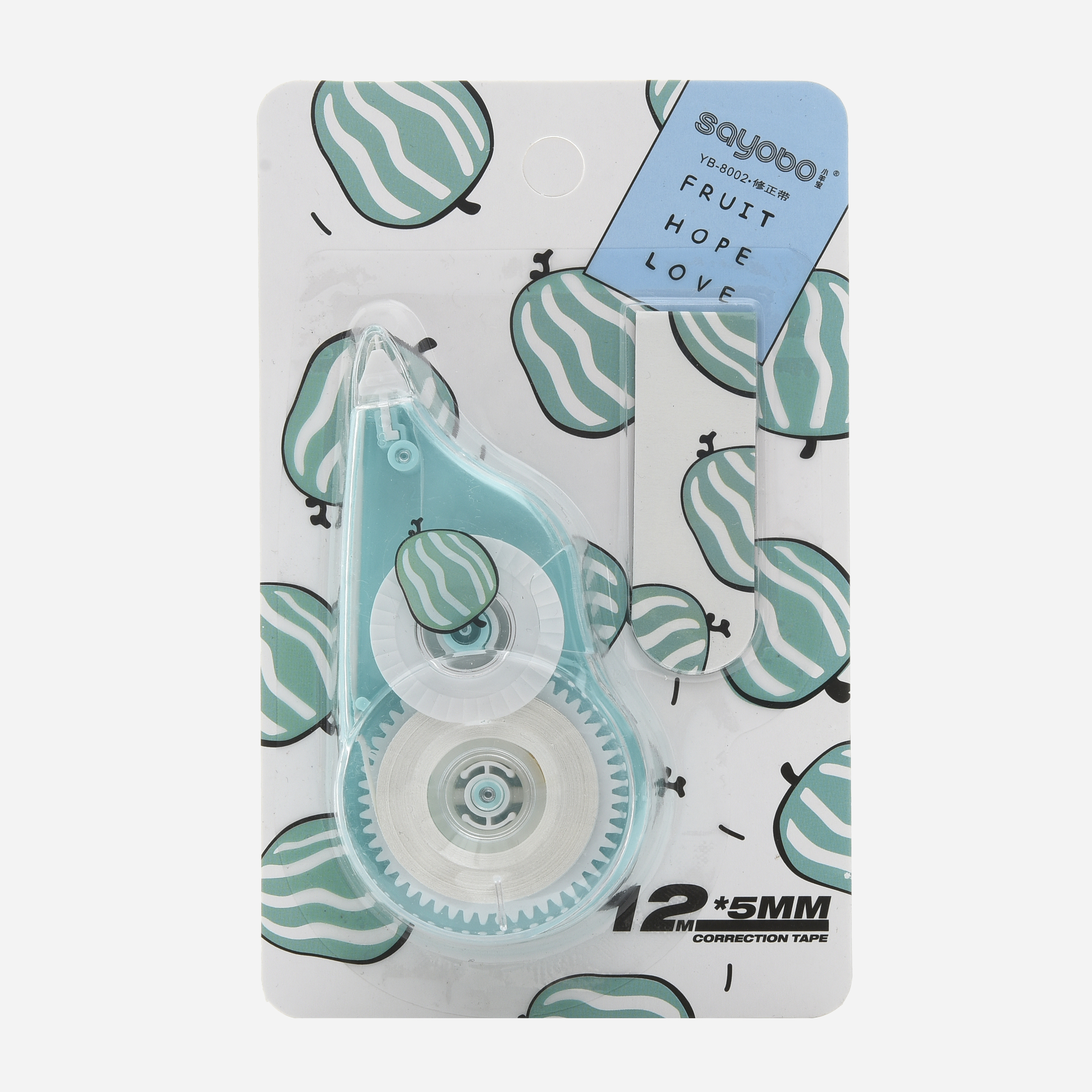 YB-8002 high-quality regular model correction tape, 12-meter ultra-thin film PET transparent film, easy to use, continuous use for students, factory direct sales Application Scenario