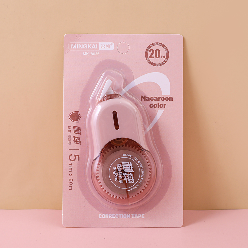 MK-8035 high-quality anti-drop correction tape, 20-meter ultra-thin PET transparent film, easy to use, continuous use, special for students, factory direct sales Item Picture