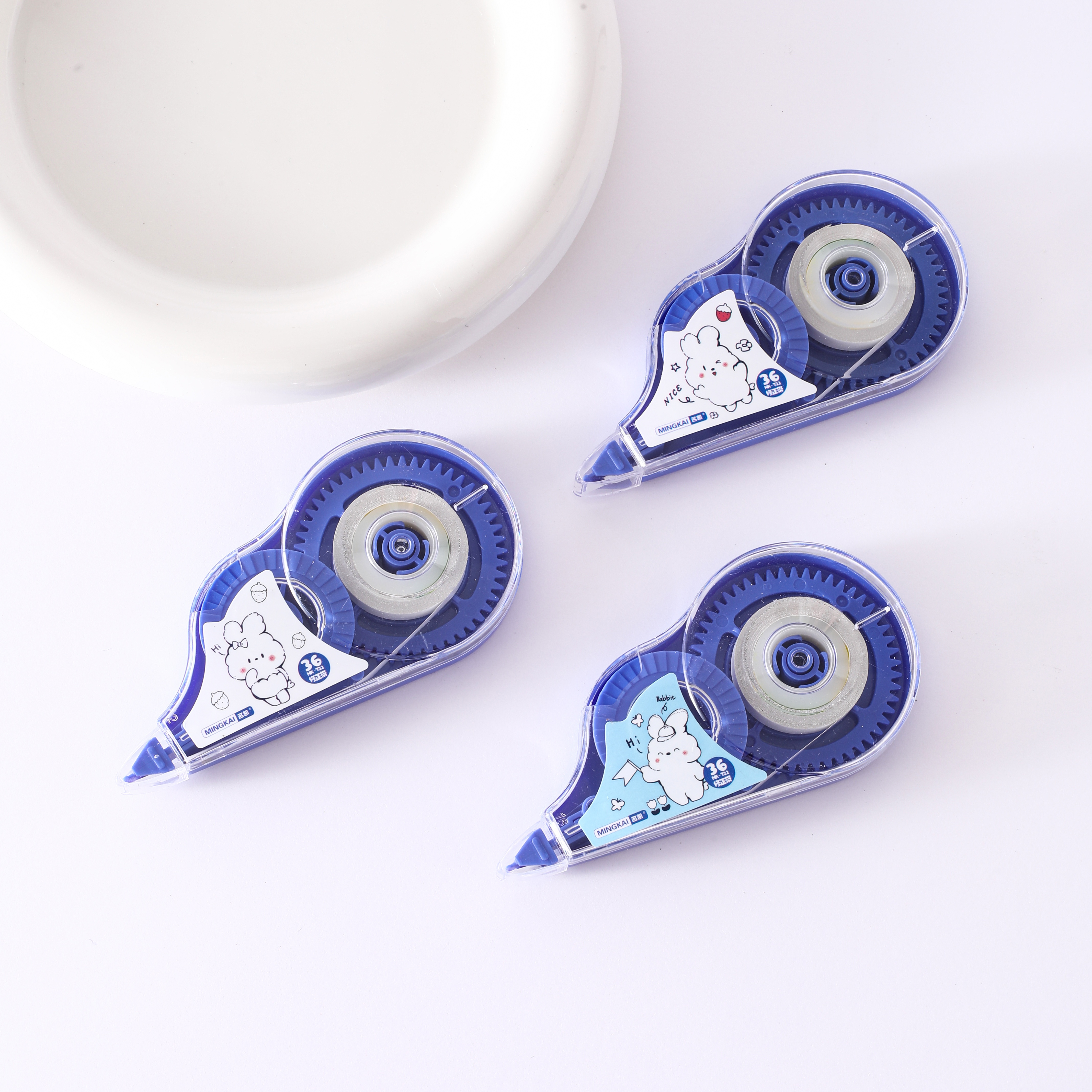 MK-722 high-quality regular correction tape, 36 ultra-thin PET transparent film, easy to use, continuous use, special for students, factory direct sales Item Picture