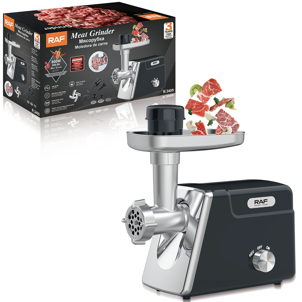 RAF European standard cross-border 220v household small meat grinder 3000g 400w mixer R.3405 Item Picture