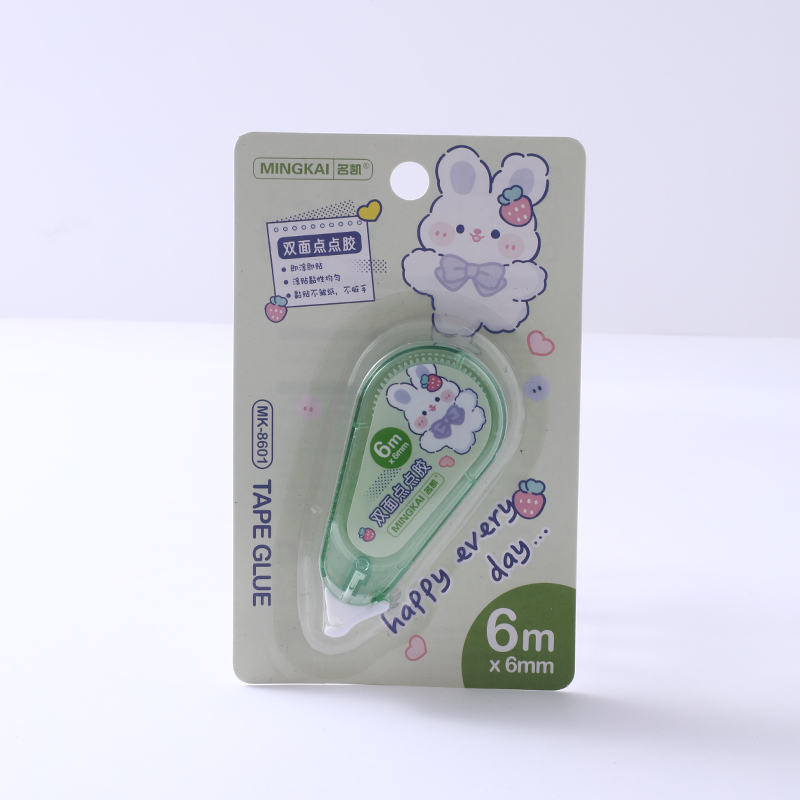 MK-8601 high-quality double-sided dot adhesive 6-meter ultra-thin PET transparent film, easy to use and constantly for students, factory direct sales Application Scenario
